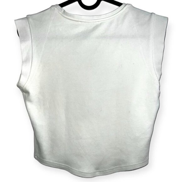 I.AM.GIA white fitted ICON jersey stretch TANK top loose fit black logo XS bike - Picture 7 of 9